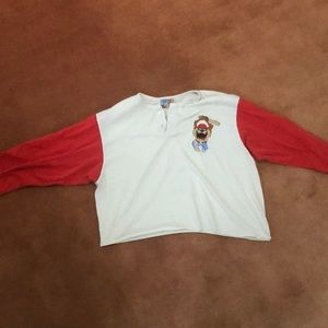 Vintage raglan crop tee